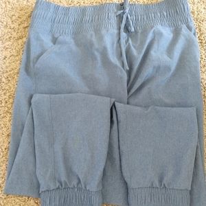 Albion's Destination Joggers in Dark Blue Chambray